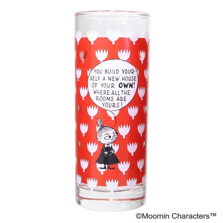 cinemacollection ムーミン タンブラー ロングタンブラー 300ml コミックスパターン リトルミイ レッド..