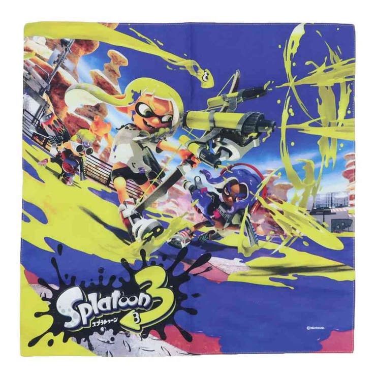 cinemacollection スプラトゥーン3 ランチクロス コットンナフキン 1 新入学 サンアート 新学期準備雑..