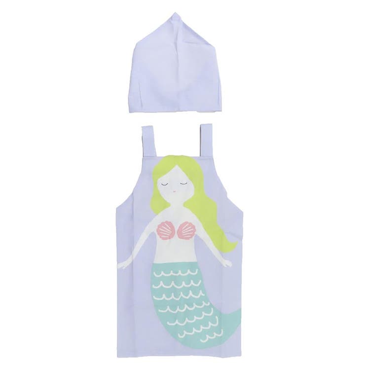 【10％OFFクーポン！本日実施中】cinemacollection エプロン キッズエプロン＆三角巾 ハローマーメイド フレンズヒル FRIENDSHILL 家庭科 料理 かわいい グッズ 食器・キッチン用品