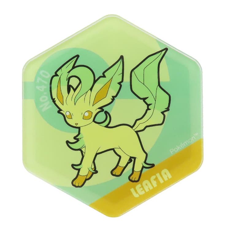 cinemacollection ポケットモンスター 磁石 ハニカムアクリルマグネット BIG vol.3 リーフィア ポケモン アイアップ ホワイトボード 冷蔵庫 キャラクター グッズ 食器・キッチン用品