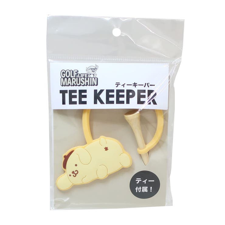 cinemacollection ポムポムプリン ゴルフ用品 ティーキーパー プリンポイント サンリオ 丸眞 ゴルフ雑貨 キャラクター グッズ スポーツ