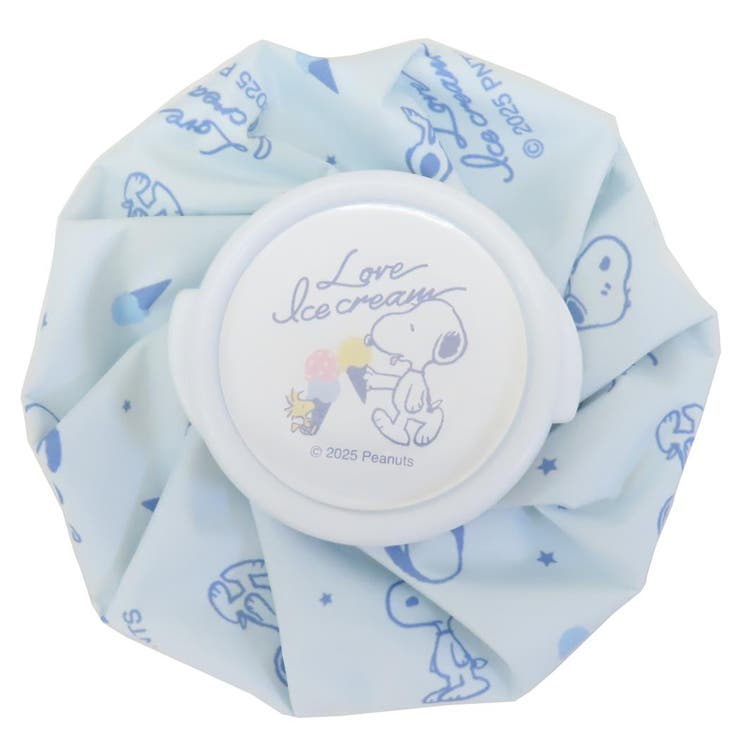 cinemacollection スヌーピー アイスバッグ 氷のう LOVE ICE CREAM ピーナッツ カミオジャパン 熱中症..