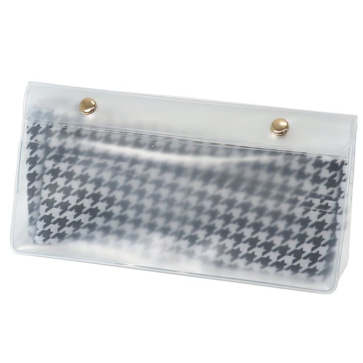 cinemacollection 筆箱 クリア ハイ ペンケース チドリパターン 2021AW クラックス ペンポーチ おしゃ..