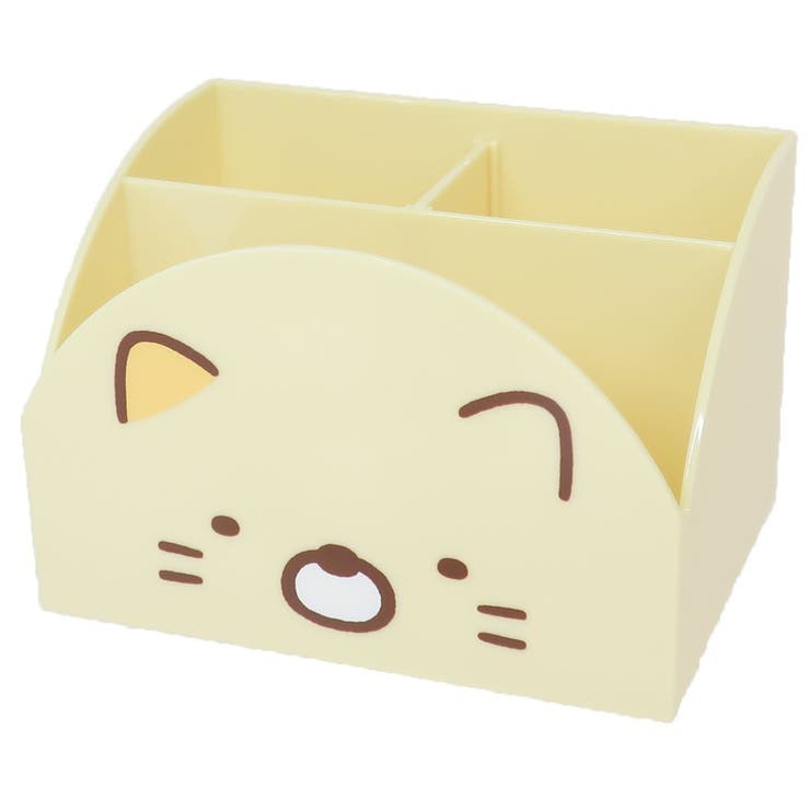 cinemacollection すみっコぐらし 卓上収納 フリースタンド ねこ サンエックス ケイカンパニー ペン立て ペンスタンド 小物入れ キャラクター グッズ 収納・家具