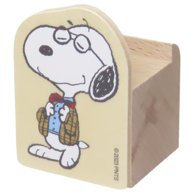 cinemacollection スヌーピー 卓上収納 ウッドクリップホルダー ジョー プレッピー ピーナッツ ナガノ..