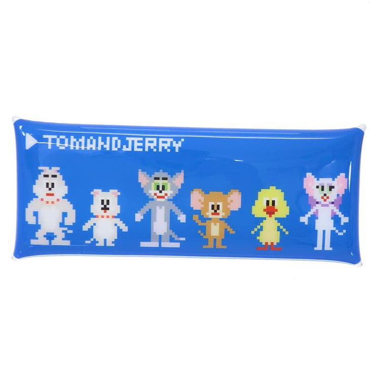 cinemacollection トムとジェリー ペンポーチ クリアマルチケーススリム BLピクセルドット ワーナーブラザース マリモクラフト ペンケース 筆箱...
