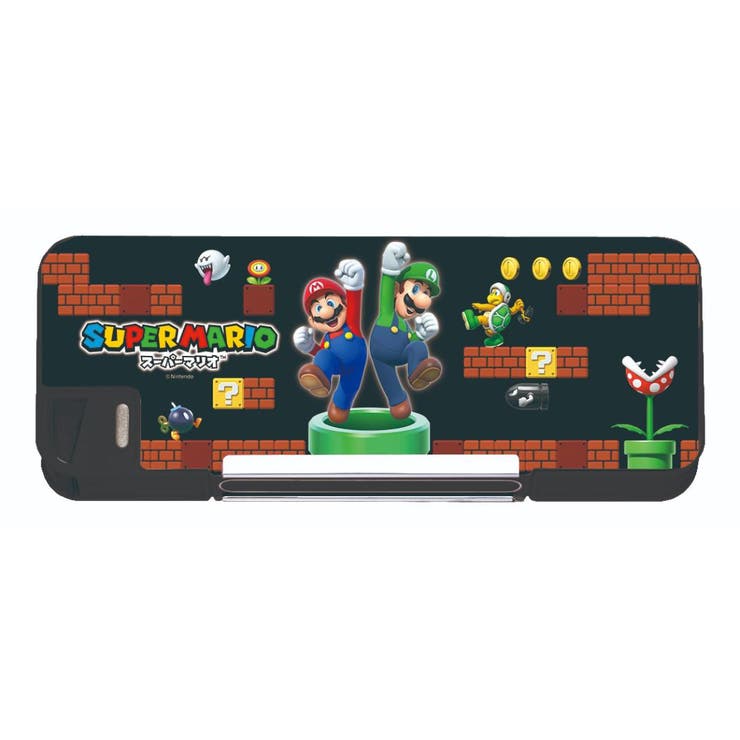 cinemacollection スーパーマリオ 筆箱 両面開きソフト ペンケース 新入学 nintendo 三菱鉛筆 小学生 新学期 キャラクター グッズ 文...