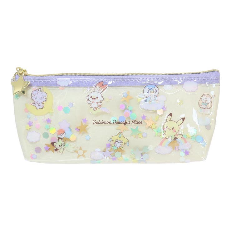 cinemacollection ポケットモンスター ペンポーチ スリムポーチ ポケピース ほしぞら アイボリー ポケモン マリモクラフト 小物入れ キャラクタ...