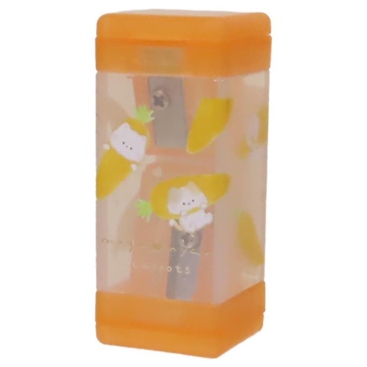 cinemacollection もぐにゃん 鉛筆削り スリムツイン鉛筆けずり にんじん カミオジャパン えんぴつけず..