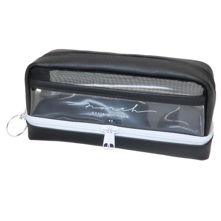 cinemacollection ペンケース メッシュボトムポケットペンポーチ ノースノスタルジック 新入学 クーリア 筆箱 新学期準備文具 シンプル グッズ ...