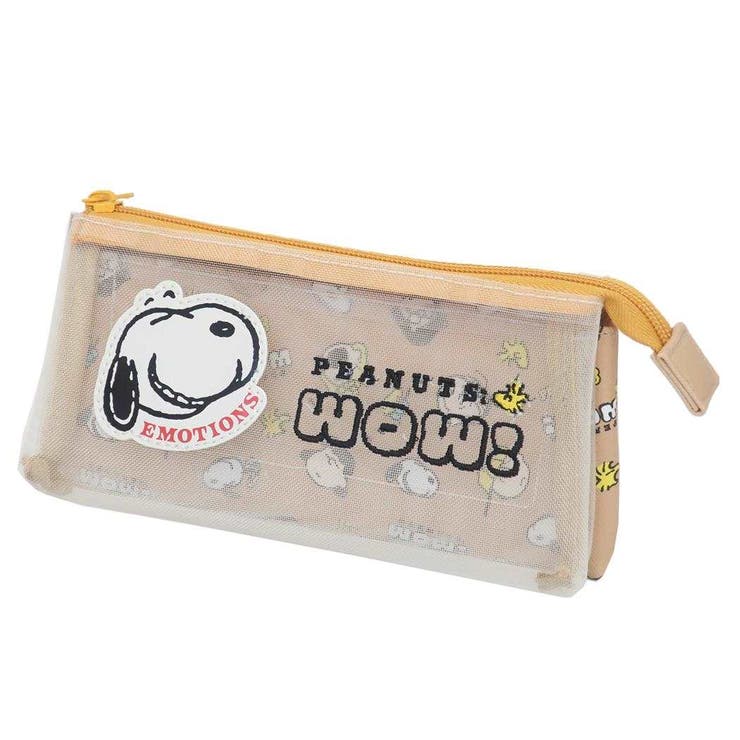 cinemacollection スヌーピー ペンケース スリーポケットポーチ フェイス 新入学 ピーナッツ マルヨシ 筆箱 新学期準備文具 小物入れ キャラク...