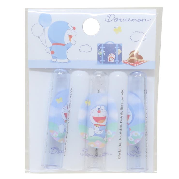cinemacollection ドラえもん 鉛筆キャップ えんぴつカバー5本セット HAPPINESS TRAVEL 藤子F不二雄 カ..