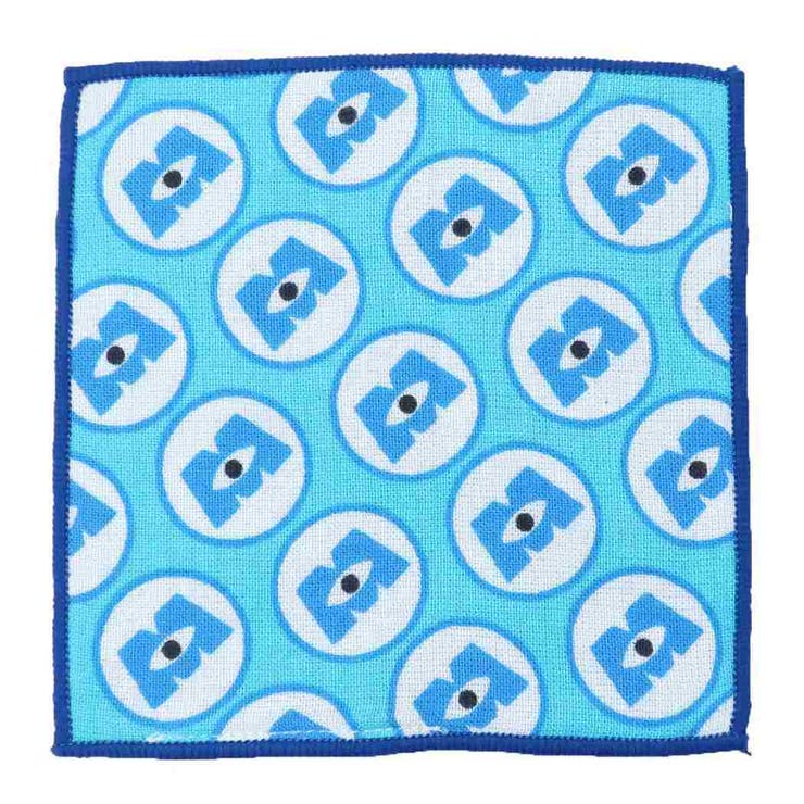 cinemacollection モンスターズインク ミニ ミニタオル 抗菌防臭 片面ガーゼ まめタオル モンスターパターン ディズニー 丸眞 ハンカチタオル キャラクター グッズ シネマコレクション