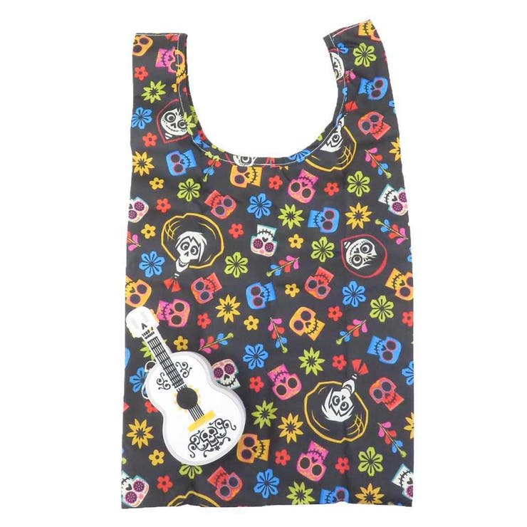 【10％OFFクーポン！11/27(木)1:59まで】cinemacollection リメンバーミー ショッピングバッグ ポーチ付きエコバッグ レジェンダリーギター ディズニー 丸眞 お買い物かばん リメンバーミー グッズ バッグ・鞄