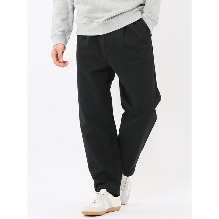 【10%OFFクーポン!11/27(木)1:59まで】TAKA-Q MEN カットツイル イージー トラウザーパンツ(セットアップ可能) パンツ・ズボン