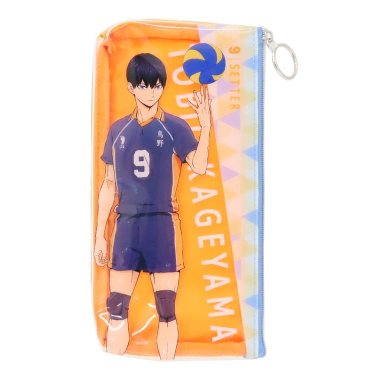 cinemacollection ハイキュー！！ ペンポーチ PVCポーチ パターンアート 影山飛雄 少年ジャンプ Green ..