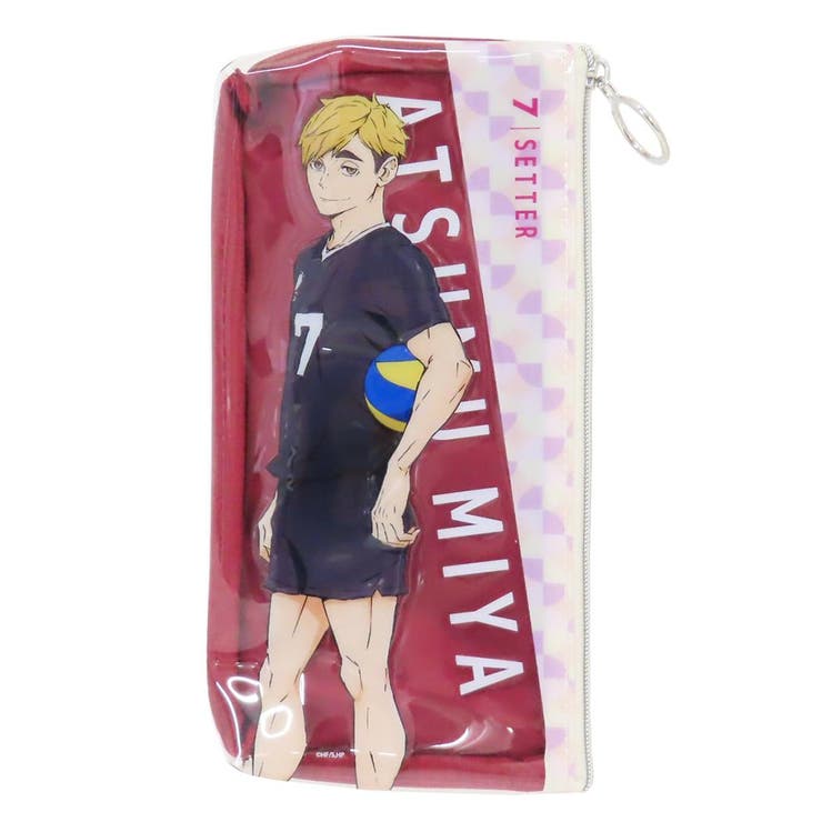 cinemacollection ハイキュー！！ ペンポーチ PVCポーチ パターンアート 宮侑 少年ジャンプ Green Flas..