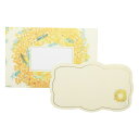 cinemacollection イノウエエリコ グリーティングカード ミニメッセージカード ミモザのリース ディバージョン ミニカード&ミニ封筒 大人かわいい...