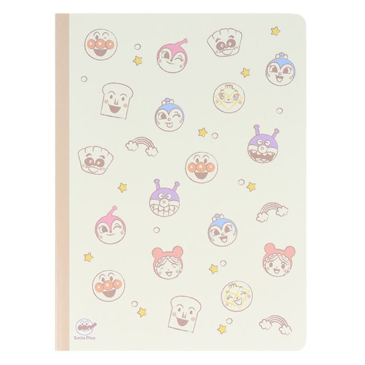 cinemacollection アンパンマン 方眼ノート ミニノート フェイス Smile Plus サンスター文具 文具 アニメキャラクター グッズ 文房具