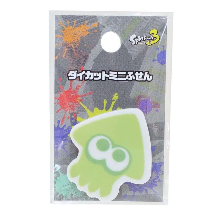 cinemacollection スプラトゥーン3 付箋 ダイカットミニふせん イカ エンスカイ 事務用品 キャラクター グッズ 文房具
