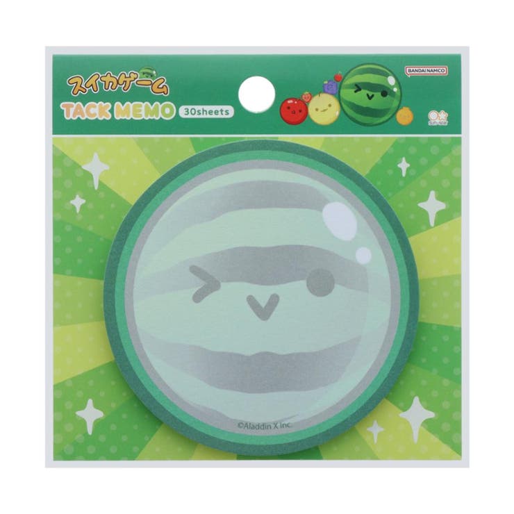 cinemacollection スイカゲーム 付箋 ダイカット付箋 A サンスター文具 ふせん 新学期準備文具 事務用..