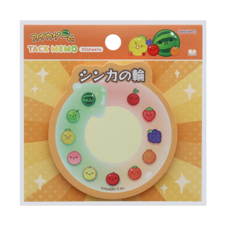 cinemacollection スイカゲーム 付箋 ダイカット付箋 D サンスター文具 ふせん 新学期準備文具 事務用..