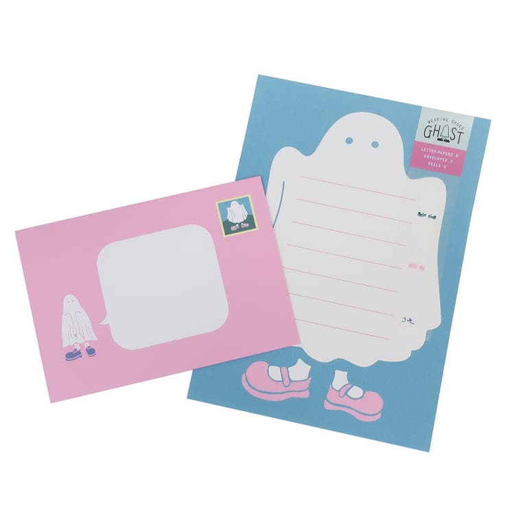 cinemacollection WEARING SHOES GHOST レターセット 手紙セット colorful Green Flash 便箋&封筒 おしゃ...