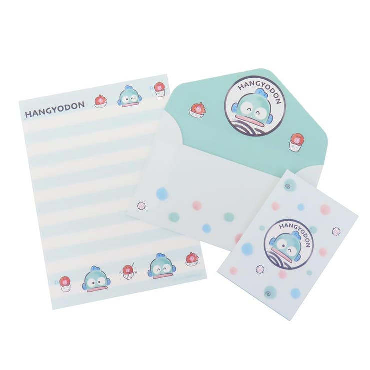 cinemacollection ハンギョドン 手渡し手紙セット ミニレターセット HG サンリオ 山野紙業 ミニ便箋&ミニ封筒 キャラクター グッズ 文房具
