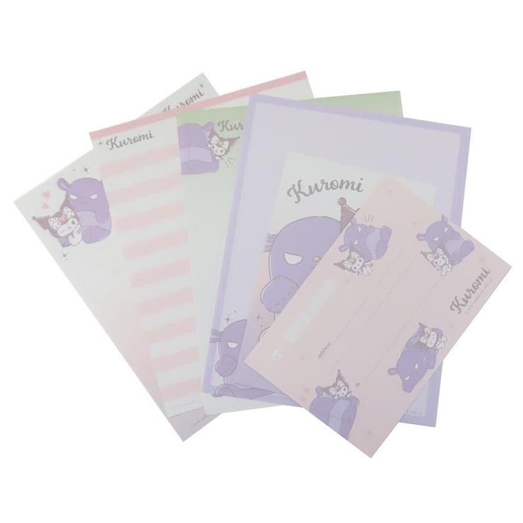 cinemacollection クロミ レターセット ボリュームアップレター Hug a Baku サンリオ カミオジャパン 手紙セット 便箋&封筒 キャラク...