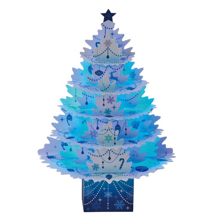 cinemacollection CHRISTMAS グリーティングカード メロディ JXPM23-4 クリスマスカード 立体 白ラメツリー サンリオ プレゼン...