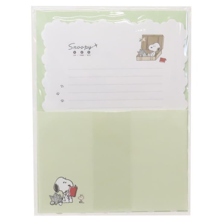 cinemacollection スヌーピー レターセット カームレター トラベルトランク ピーナッツ カミオジャパン ダイカット便箋&封筒 手紙セット キャラ...