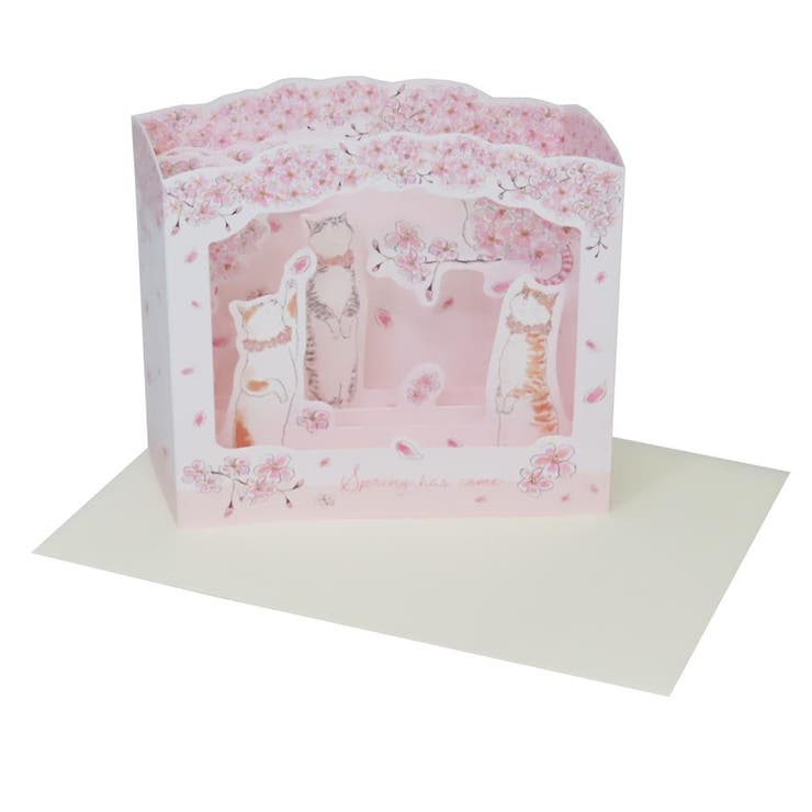 cinemacollection トコロコムギ グリーティングカード メッセージカード お花見 BOX アクティブコーポレーション 封筒付き かわいい グッズ ...