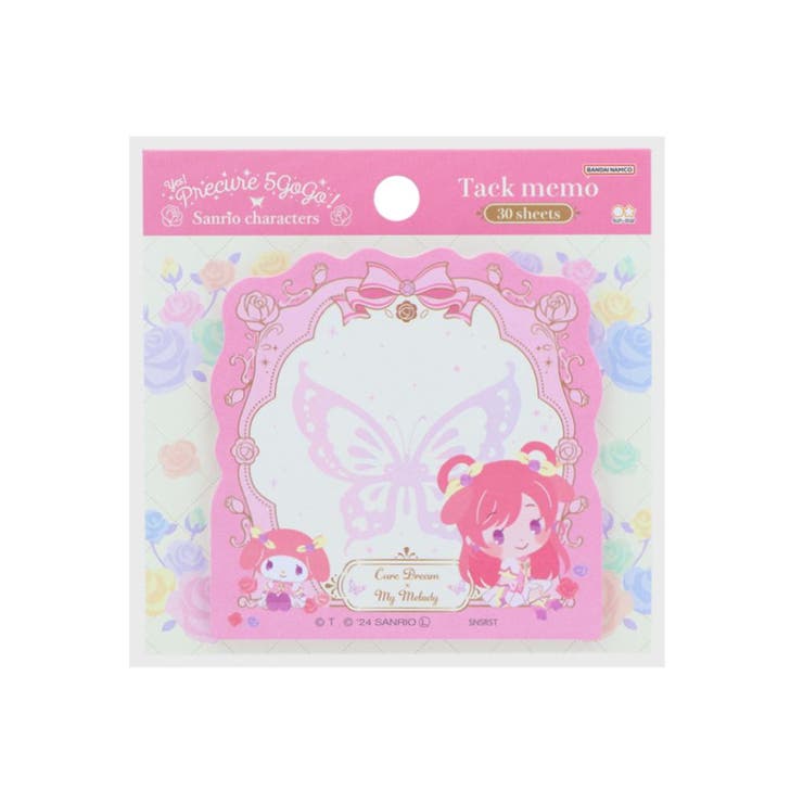 cinemacollection Yes！プリキュア5GoGo！xサンリオキャラクターズ 付箋 ダイカット付箋 キュアドリーム サンスター文具 新学期準備文具 キャラクター グッズ 文房具