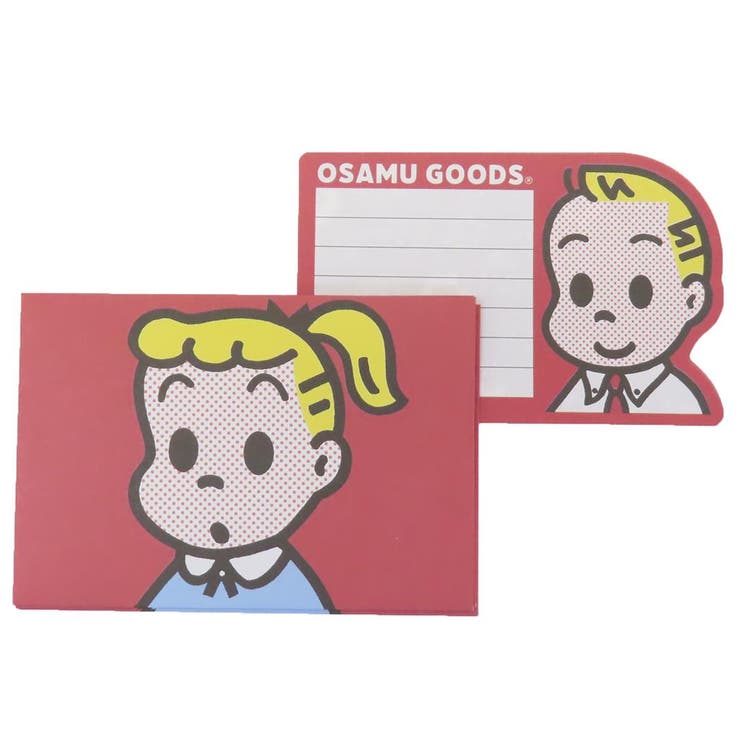 cinemacollection オサムグッズ 手渡し手紙セット ダイカットミニレター 赤 Osamu Goods S&C ミニ便箋&ミニ封筒 キャラクター グ...
