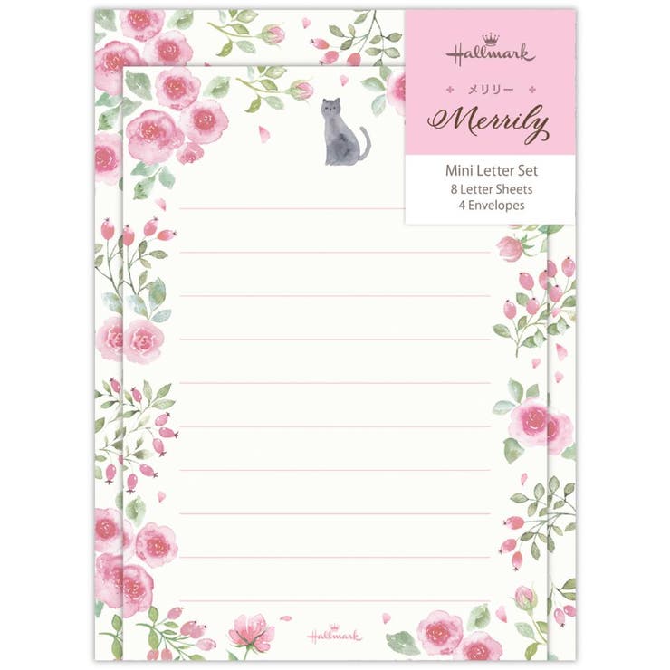 cinemacollection Merrily メリリー 手紙セット ミニレターセット ミニセットMRピンク 日本ホールマーク 手渡し手紙セット 便箋&封筒 ...