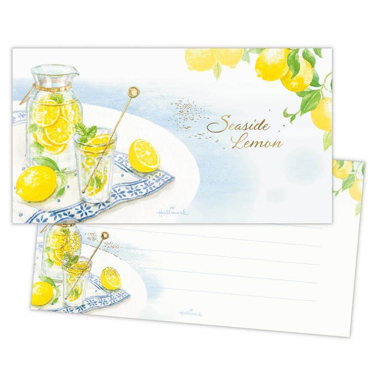 cinemacollection 便箋 一筆箋 シーサイドレモン 日本ホールマーク 手紙 便せん おしゃれ グッズ 文房具