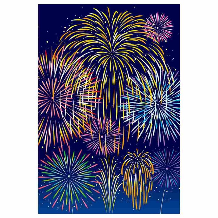 cinemacollection グリーティングカード シヨチユウJSP 75-5 1枚入り サマー ポストカード 花火 サンリオ 暑中お見舞い メッセージカード グッズ 文房具