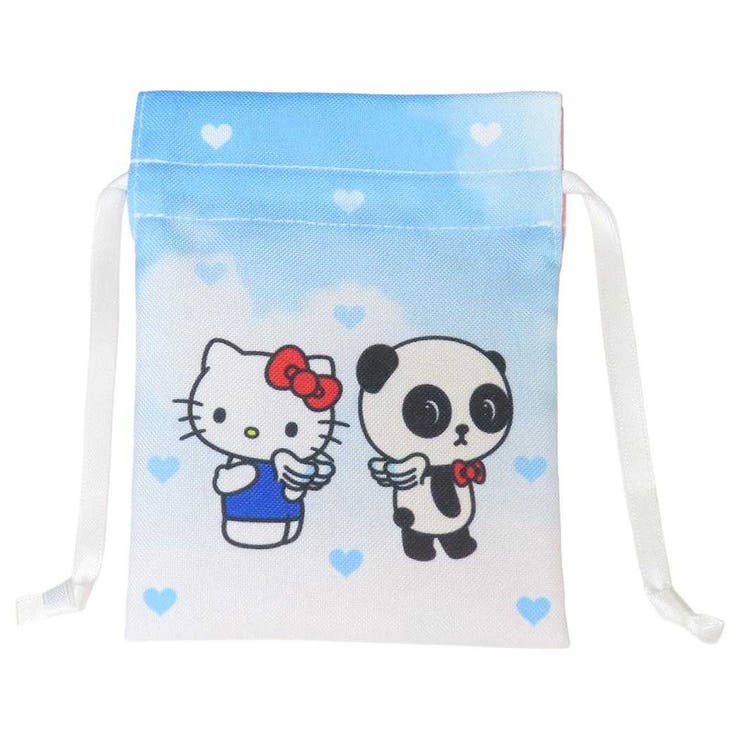 【10％OFFクーポン！1/16(金)1:59まで】cinemacollection パンシェルxサンリオキャラクターズ ミニ巾着袋 豆巾着 パンシェルxハローキティ サンリオ マリモクラフト 小物入れ キャラクター グッズ バッグ・鞄