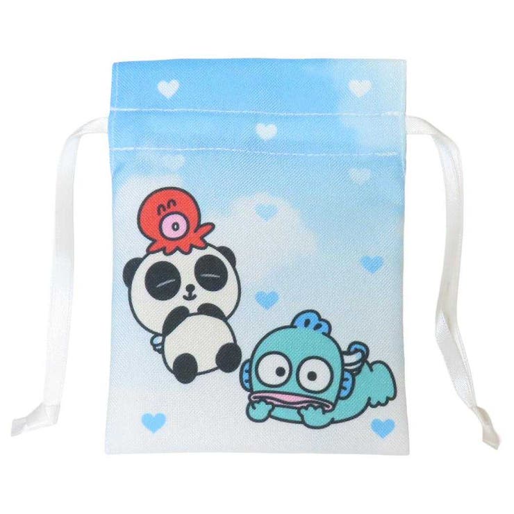 【10％OFFクーポン！1/16(金)1:59まで】cinemacollection パンシェルxサンリオキャラクターズ ミニ巾着袋 豆巾着 パンシェルxハンギョドン サンリオ マリモクラフト 小物入れ キャラクター グッズ バッグ・鞄