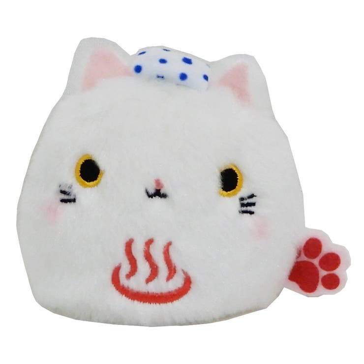 cinemacollection 温泉ねこだんご マスコット お手玉ぬいぐるみ 三英貿易 ギフト 雑貨 7cm かわいい グ..