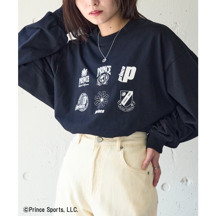 【10％OFFクーポン！5/16(土)1:59まで】SETUP7【WOMEN】 【Prince】Prince ARCHIVE LOGO Long Sleeve Tee トップス