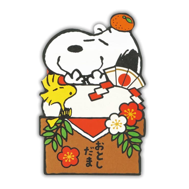 cinemacollection スヌーピー ぽち袋 年賀ポチ袋 スヌーピーポチ袋 3枚入り SNカット鏡餅3 ピーナッツ ..