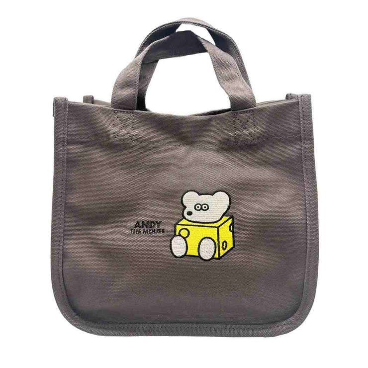 【10％OFFクーポン！3/26(木)1:59まで】cinemacollection ねずみのANDY ランチバッグ ミニランチ刺繍バッグ CG アンディ ロータスウイング プレゼント キャラクター グッズ 食器・キッチン用品