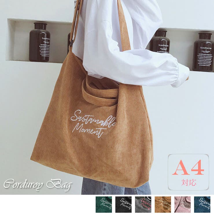 【マラソン期間中 5%OFFクーポン】Miniministore キャンバスバッグ レディース 刺しゅう ショルダーバッグ 2way 大容量 トートバッグ バッグ・鞄のサムネイル