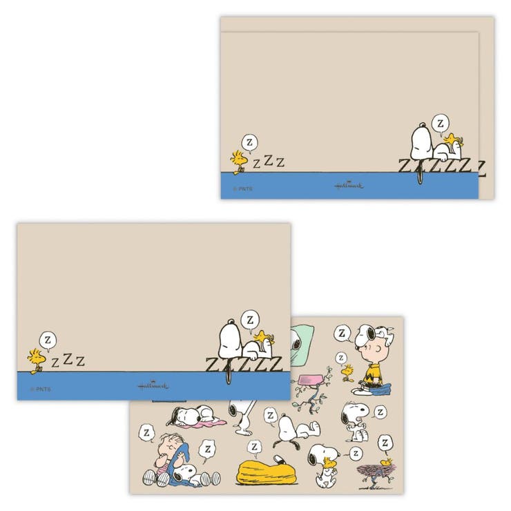 cinemacollection スヌーピー メッセージカード ミニメッセージカードセット Peanuts All Good SNAG REST ピーナッツ 日...
