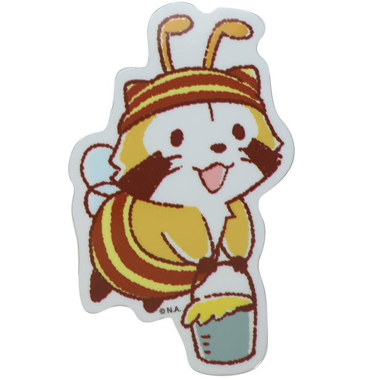 【10％OFFクーポン！2/10(火)1:59まで】cinemacollection あらいぐまラスカル 防水 ステッカー ダイカット ミニステッカー みつばち02 世界名作劇場 ゼネラルステッカー 耐光 耐水 DECOシール キャラクター グッズ シネ