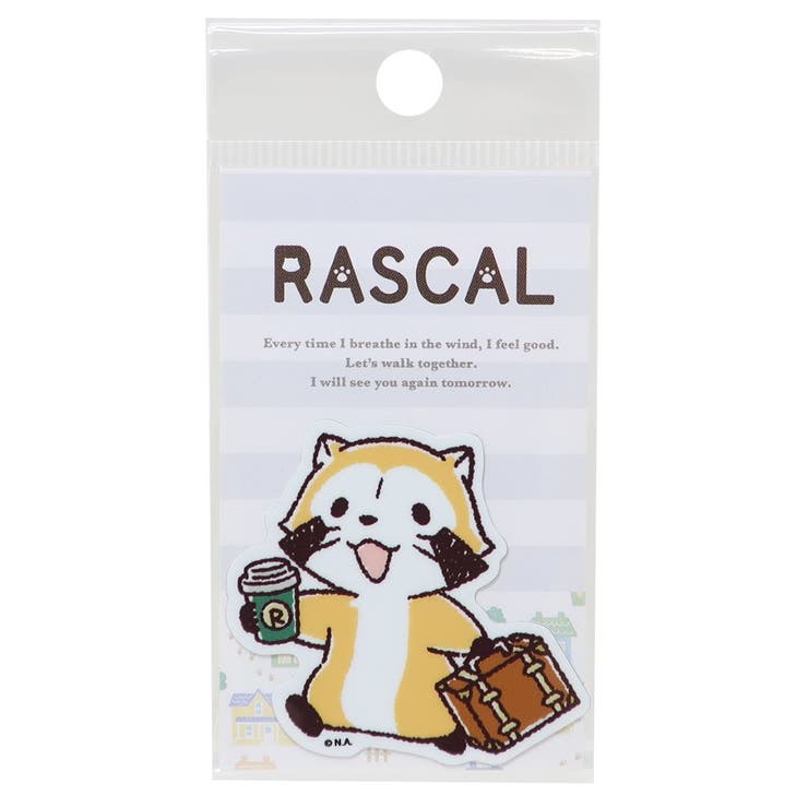 【10％OFFクーポン！2/10(火)1:59まで】cinemacollection あらいぐまラスカル ビニールシール ダイカットミニステッカー おでかけ 世界名作劇場 ゼネラルステッカー 耐水耐光 デコステッカー キャラクター グッズ シネマコレクシ