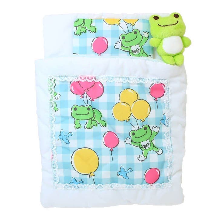 cinemacollection かえるのピクルス ぬいぐるみ用小物 ふとん 風船柄 BL ナカジマ ビーンドール用品 キ..
