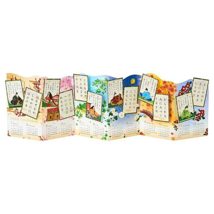 cinemacollection CHRISTMAS グリーティングカード ワフウ JXJ 19-5 和風クリスマス 百人一首 サンリオ プレゼント メッセージ...