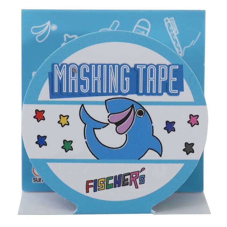 cinemacollection UUUM ウーム マスキングテープ 15mm マステ フィッシャーズ YouTuber サンスター文具 DECOテープ キャラクター グッズ シネマコレクション 文房具